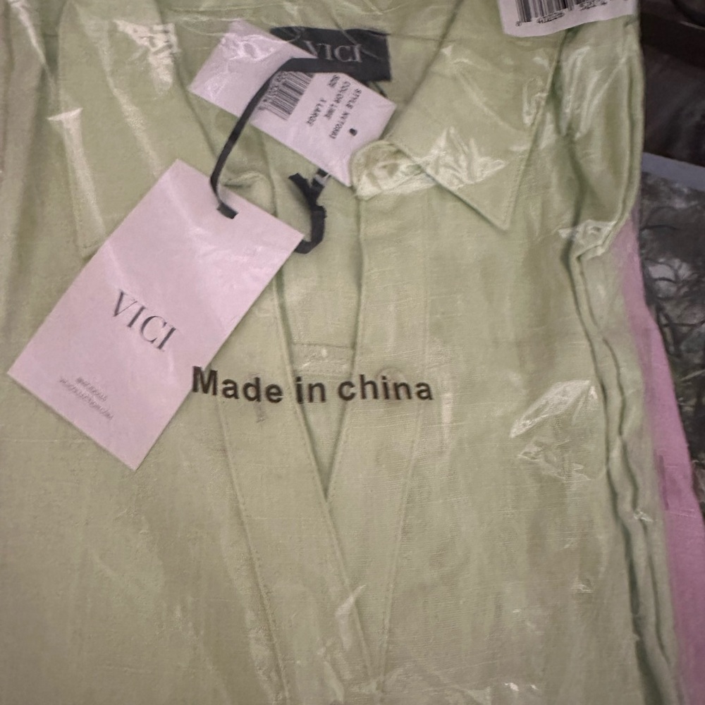 VICI Light Green Blouse